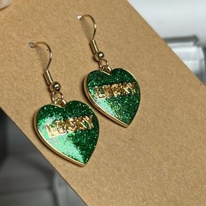 ☘️ LUCKY HEARTS | St Patrick’s Day Earrings | New!
